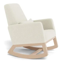Monte Gliders & Rocking Chairs|Gliders & Rocking Chairs>Joya Rocking Chair - White Faux Sheepskin / Maple (In Stock)
