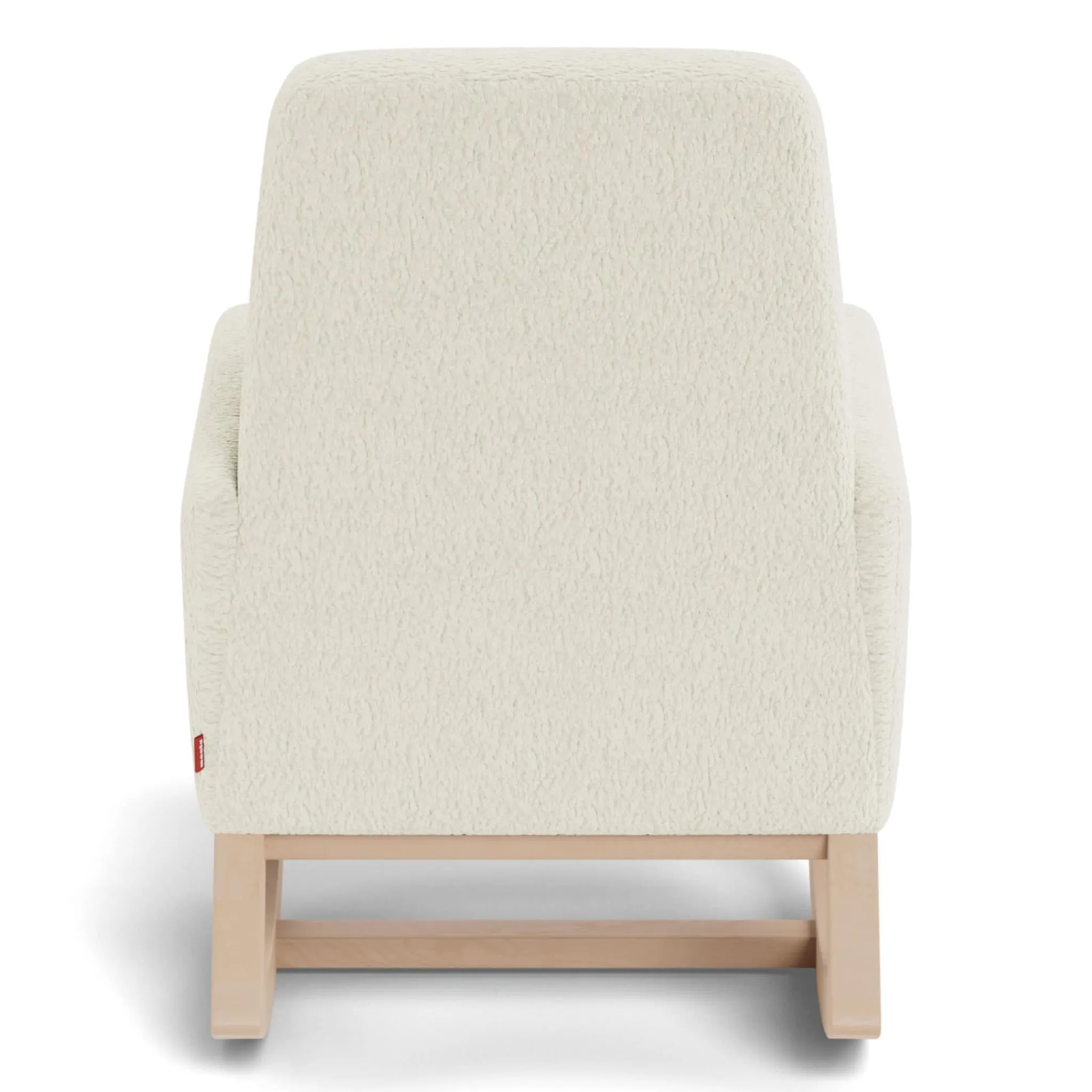 Monte Gliders & Rocking Chairs|Gliders & Rocking Chairs>Joya Rocking Chair - White Faux Sheepskin / Maple (In Stock)