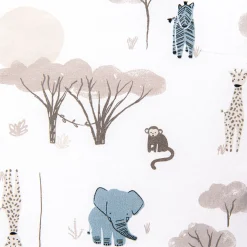 Kids Perlimpinpin Sheets|Bedding>Jungle Crib Fitted Sheet