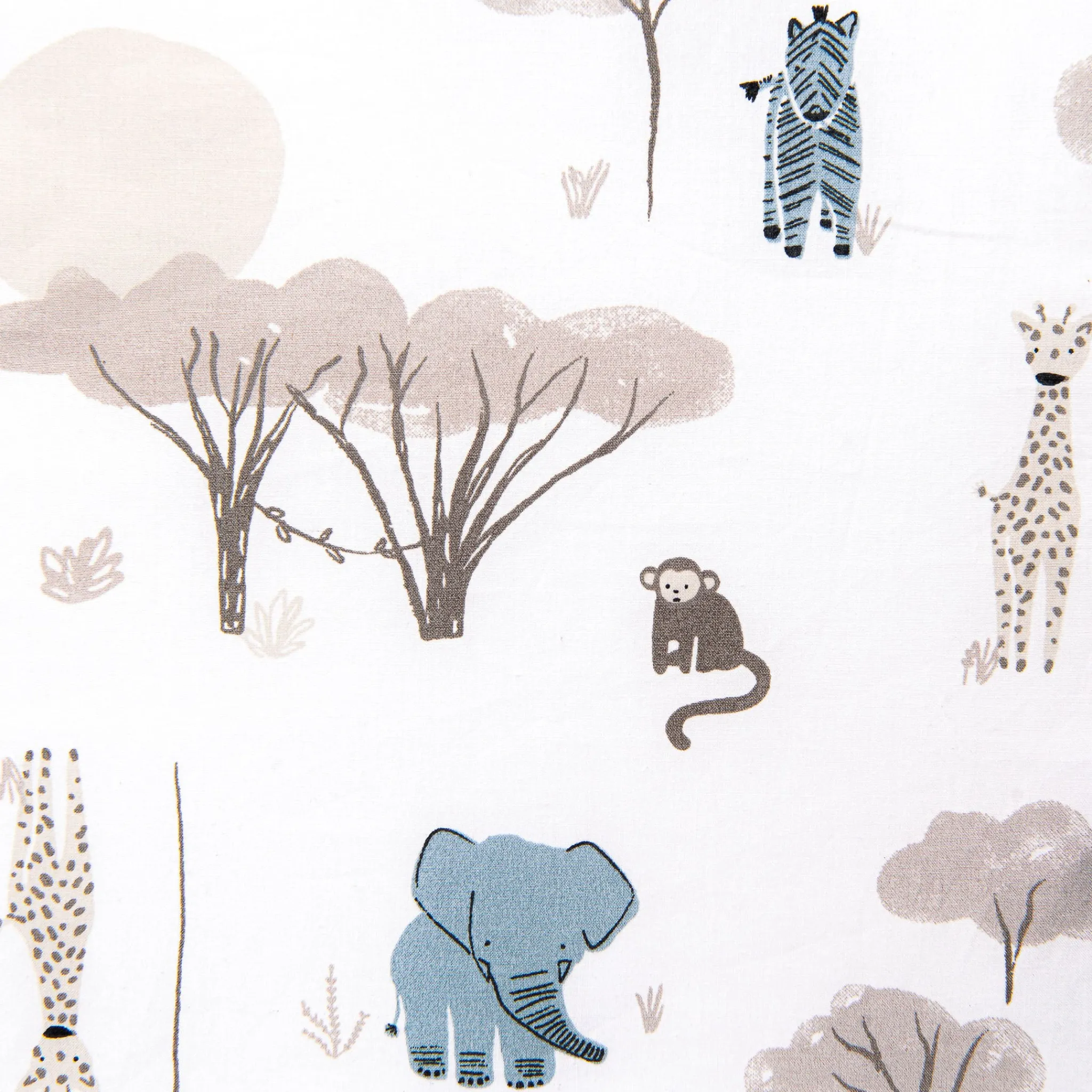 Kids Perlimpinpin Sheets|Bedding>Jungle Crib Fitted Sheet