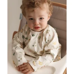 Kids Origami Jungle Ls Bib 0-36m