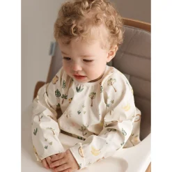 Kids Origami Jungle Ls Bib 0-36m