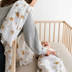 Kids Perlimpinpin Jungle Muslin Blanket