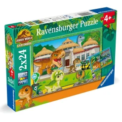 Kids Ravensburger Jurassic World Explorers Puzzle 2x24p