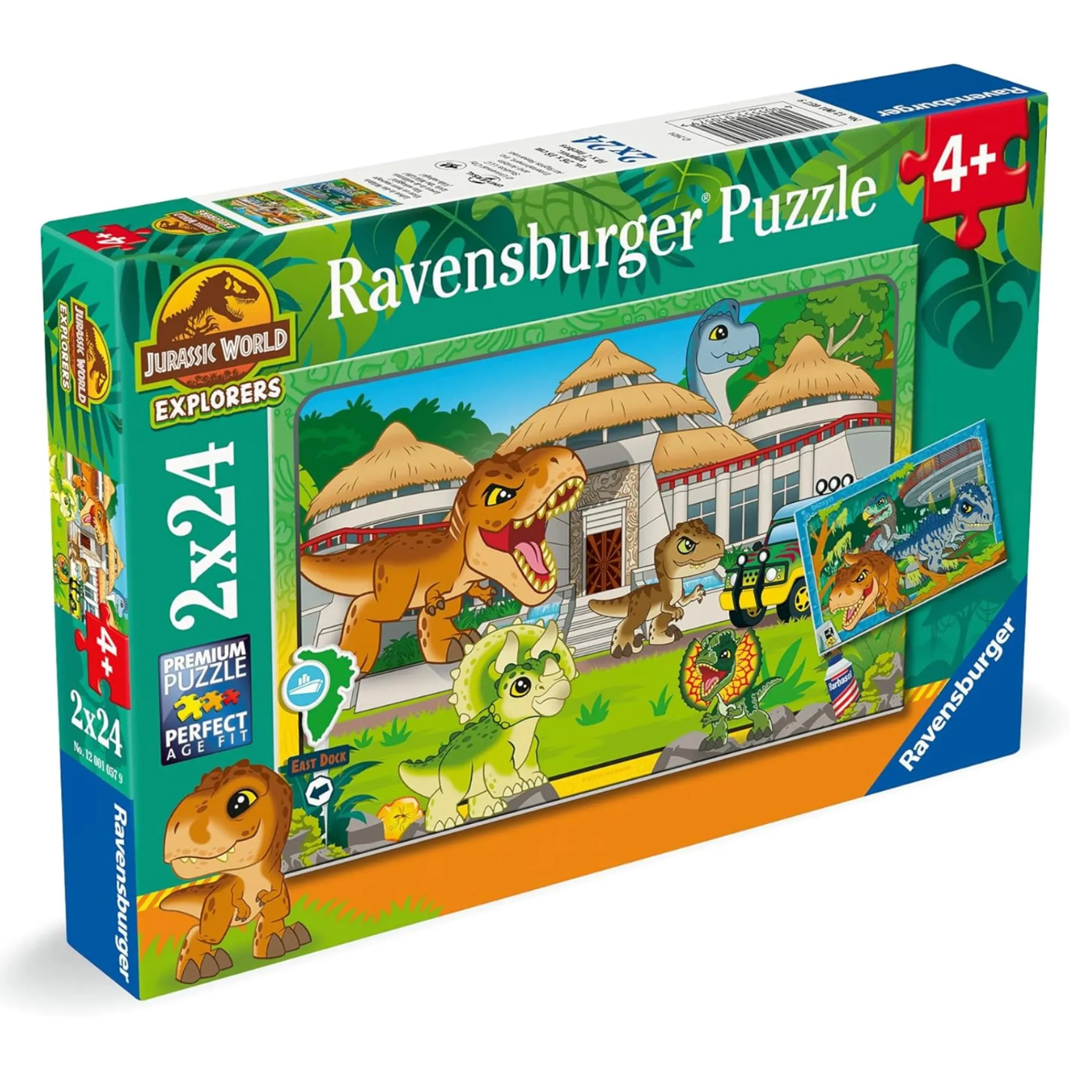 Kids Ravensburger Jurassic World Explorers Puzzle 2x24p