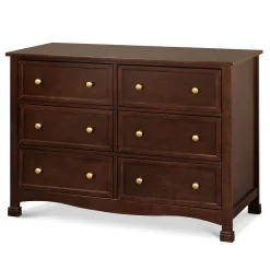 DaVinci Kalani 6-Drawer Double Wide Dresser - Espresso Finish