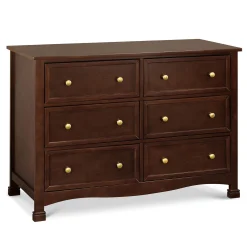 DaVinci Kalani 6-Drawer Double Wide Dresser - Espresso Finish