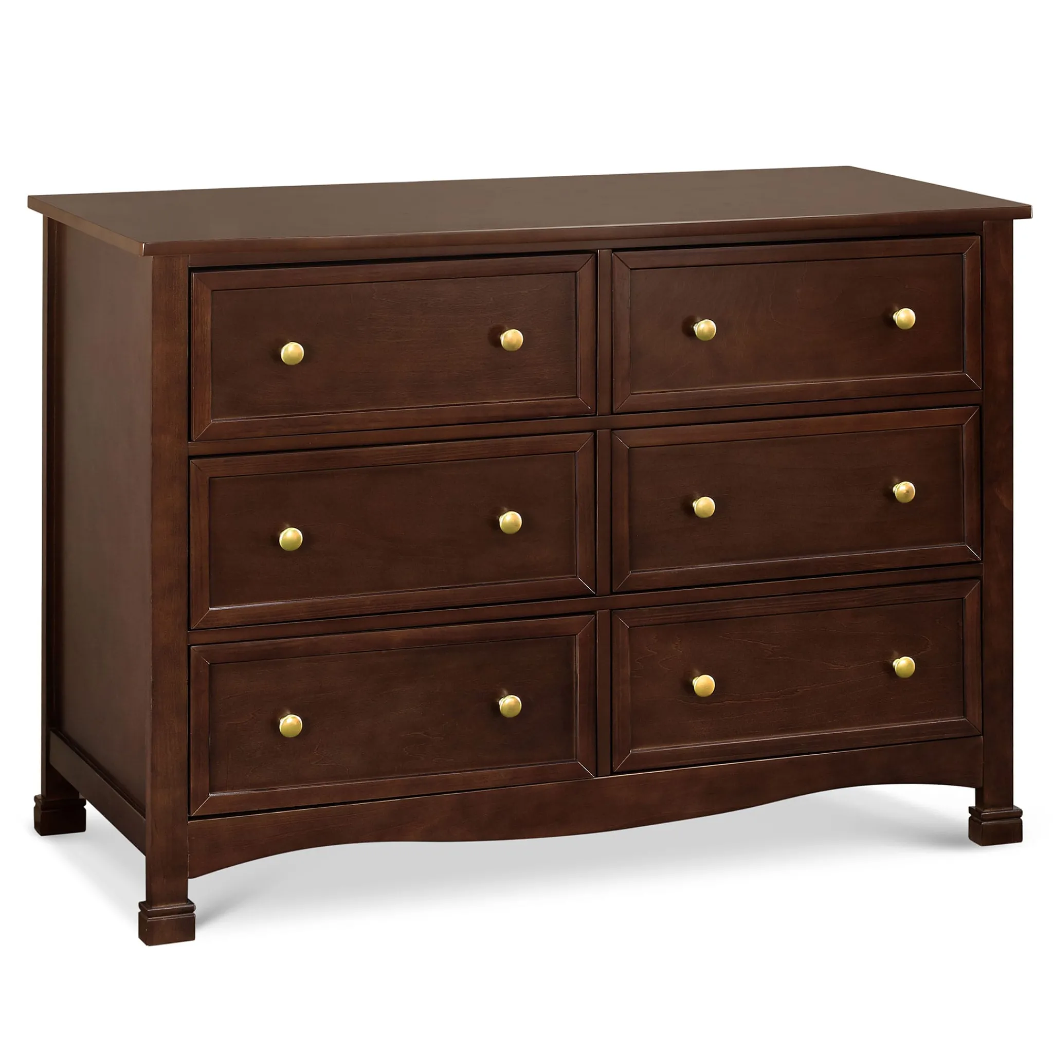 DaVinci Kalani 6-Drawer Double Wide Dresser - Espresso Finish