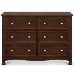 DaVinci Kalani 6-Drawer Double Wide Dresser - Espresso Finish