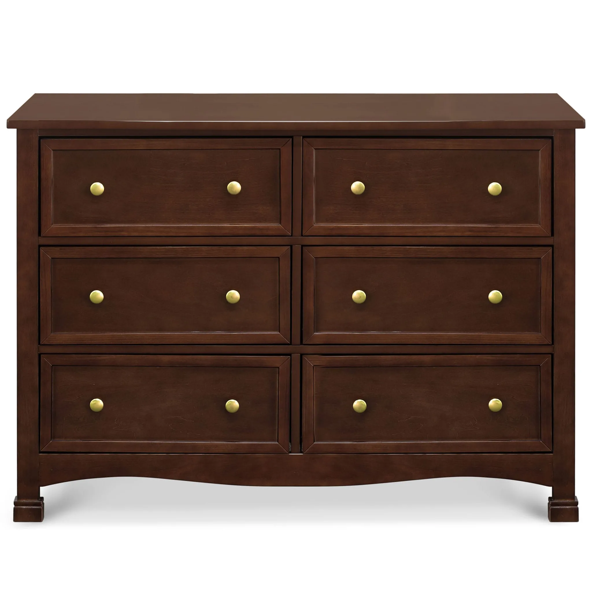 DaVinci Kalani 6-Drawer Double Wide Dresser - Espresso Finish