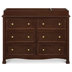 DaVinci Kalani 6-Drawer Double Wide Dresser - Espresso Finish