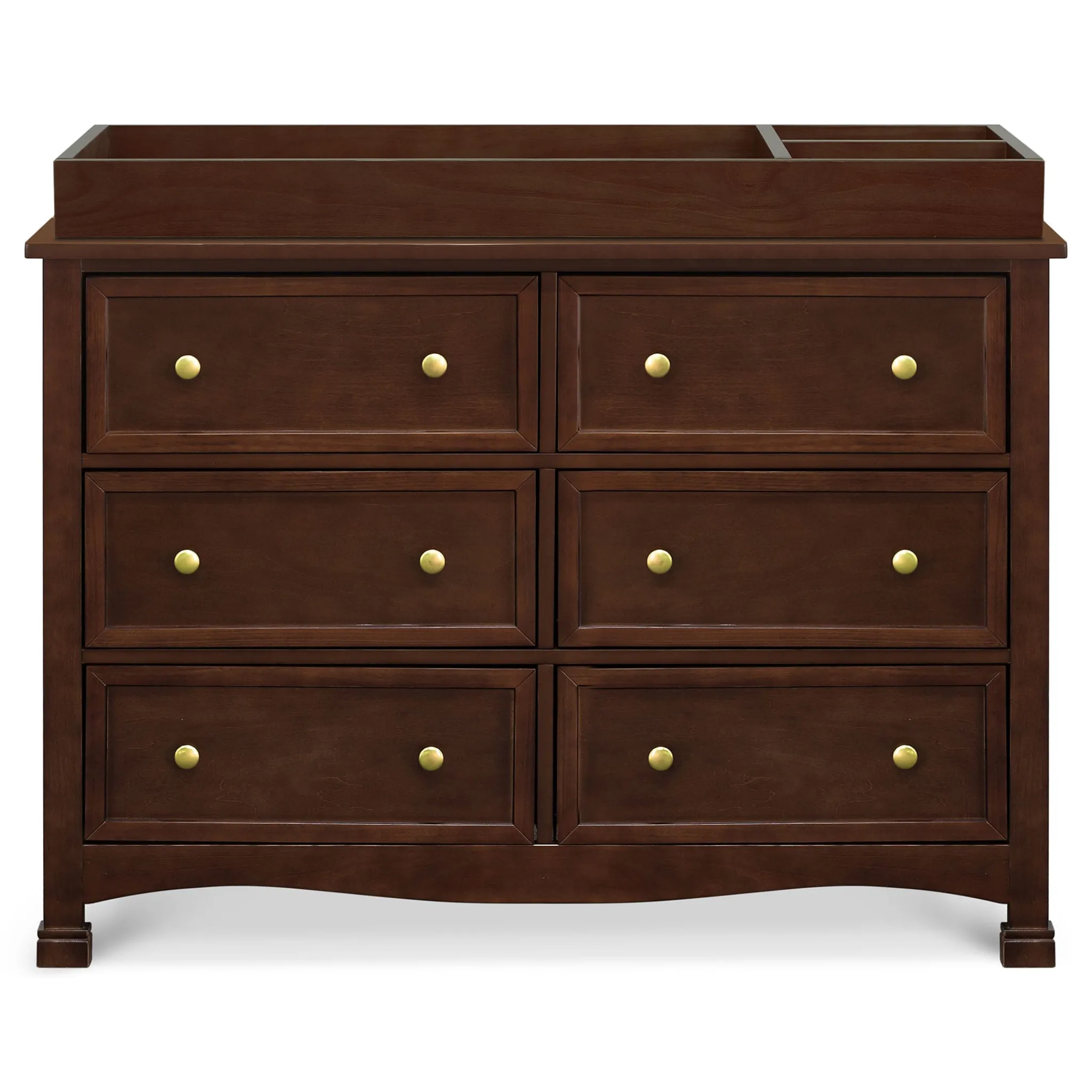 DaVinci Kalani 6-Drawer Double Wide Dresser - Espresso Finish
