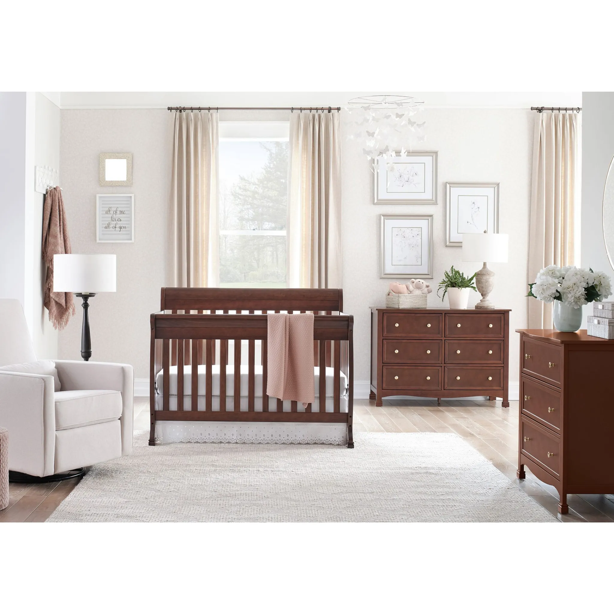 DaVinci Kalani 6-Drawer Double Wide Dresser - Espresso Finish