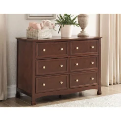 DaVinci Kalani 6-Drawer Double Wide Dresser - Espresso Finish
