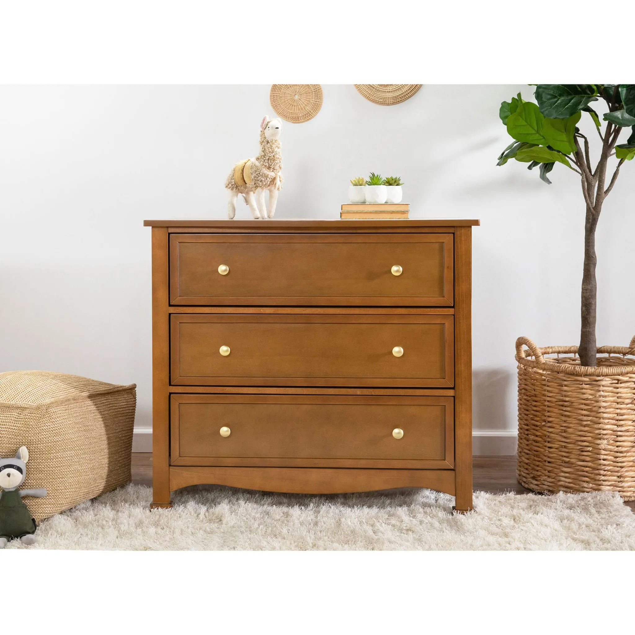 DaVinci Kalani 3-Drawer Dresser - Chestnut Finish