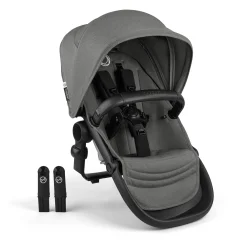 Kids Bugaboo Strollers|Strollers & Trailers>Kangaroo Sibling Seat - Black/Moon Grey