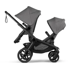 Kids Bugaboo Strollers|Strollers & Trailers>Kangaroo Sibling Seat - Black/Moon Grey