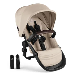 Kids Bugaboo Kangaroo Sibling Seat - Black / Taupe