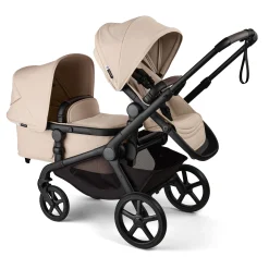Kids Bugaboo Kangaroo Sibling Seat - Black / Taupe