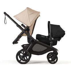 Kids Bugaboo Kangaroo Sibling Seat - Black / Taupe