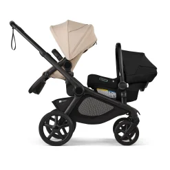 Kids Bugaboo Kangaroo Sibling Seat - Black / Taupe