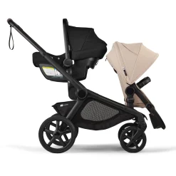 Kids Bugaboo Kangaroo Sibling Seat - Black / Taupe