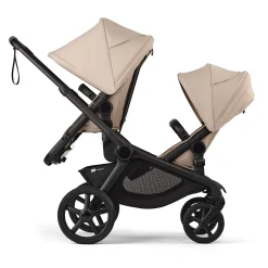 Kids Bugaboo Kangaroo Sibling Seat - Black / Taupe