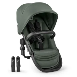 Kids Bugaboo Kangaroo Sibling Seat - Black / Forest Green