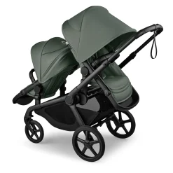 Kids Bugaboo Kangaroo Sibling Seat - Black / Forest Green