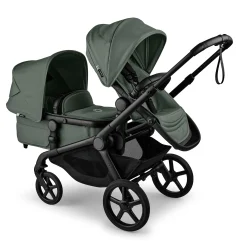 Kids Bugaboo Strollers|Strollers & Trailers>Kangaroo Stroller - Black/ Forest green