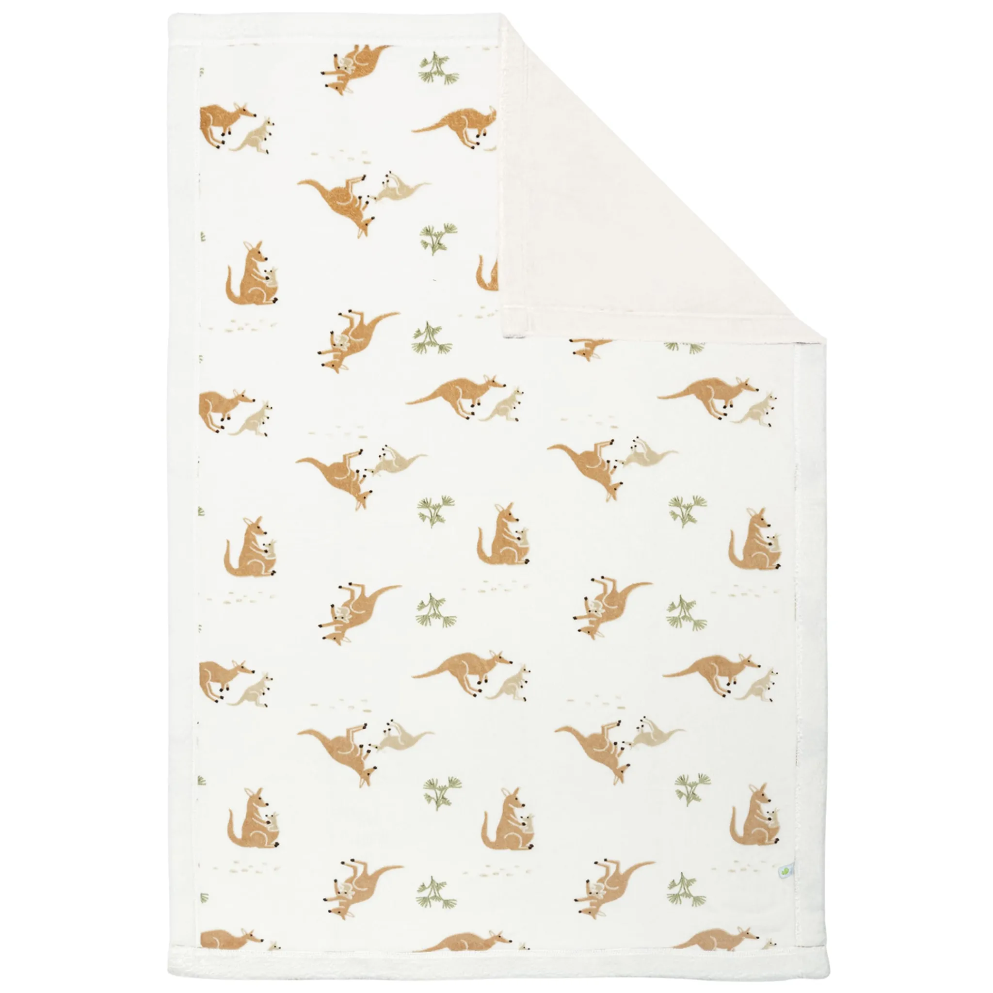 Kids Perlimpinpin Kangaroos Plush Blanket - Special Edition CHU Sainte‑Justine Foundation