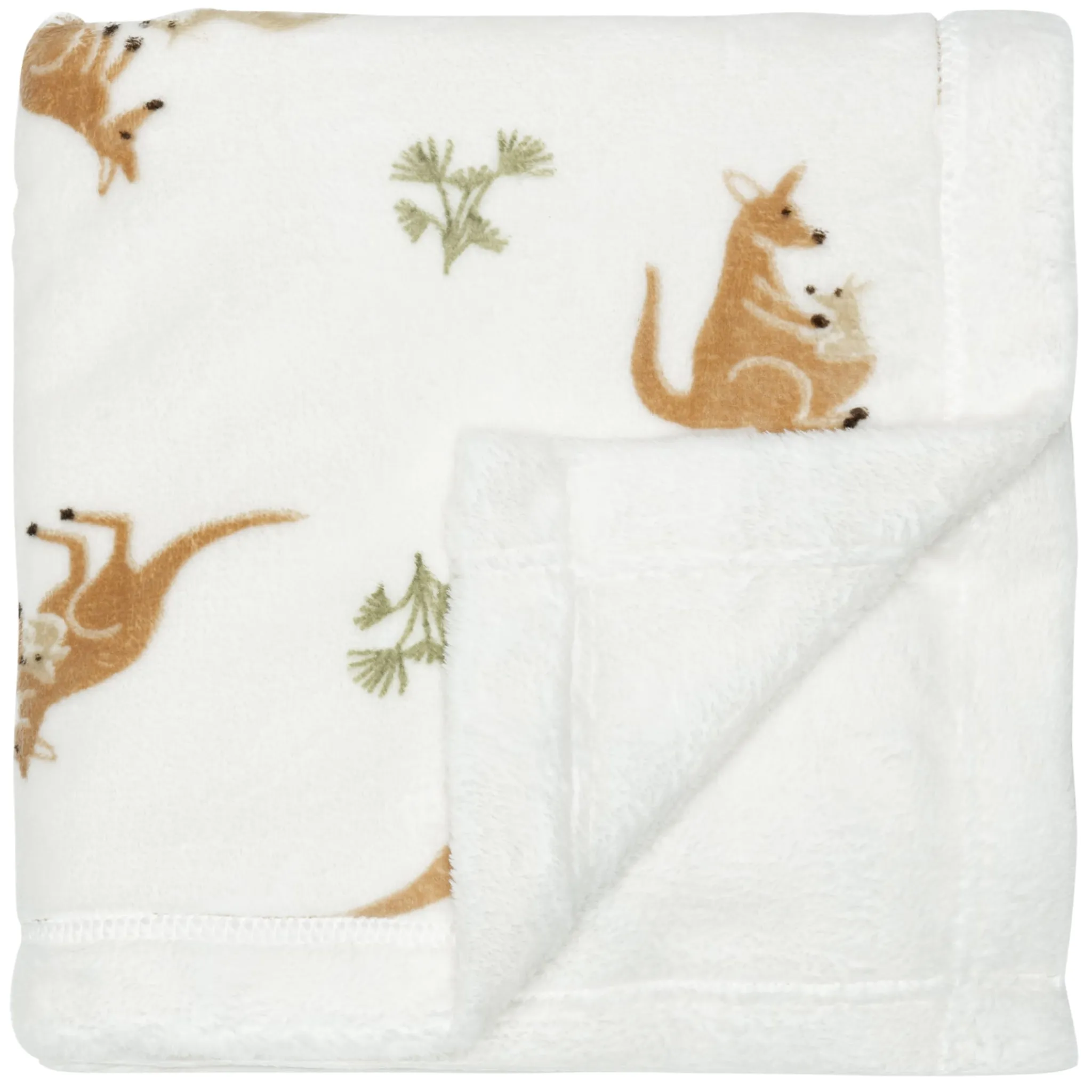 Kids Perlimpinpin Kangaroos Plush Blanket - Special Edition CHU Sainte‑Justine Foundation