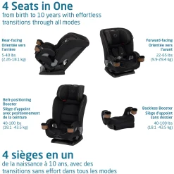 Kids Maxi-cosi Car Seats & Booster Seats|Car Seats>Kani 4-in-1 Convertible Car Seat - Black