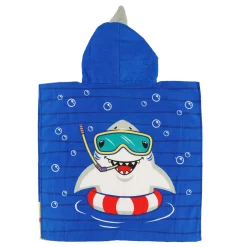 Kids SAFDIE u0026 CO Kid Hooded Towel - Surfer Shark