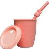 Kids Loulou Lollipop Kids Silicone Cup with Straw - Bunny