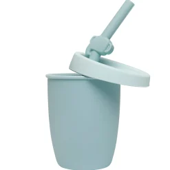 Kids Loulou Lollipop Kids Silicone Cup with Straw - Elephant