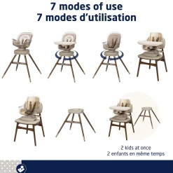 Maxi-cosi Kiskadee 360° Rotating High Chair - Natural