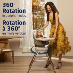 Maxi-cosi Kiskadee 360° Rotating High Chair - Natural