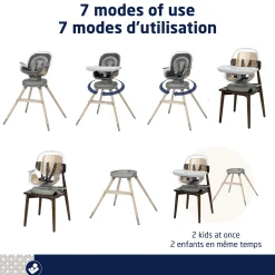 Maxi-cosi Kiskadee 360° Rotating High Chair - Onyx Heritage