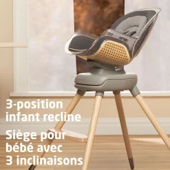 Maxi-cosi Kiskadee 360° Rotating High Chair - Onyx Heritage