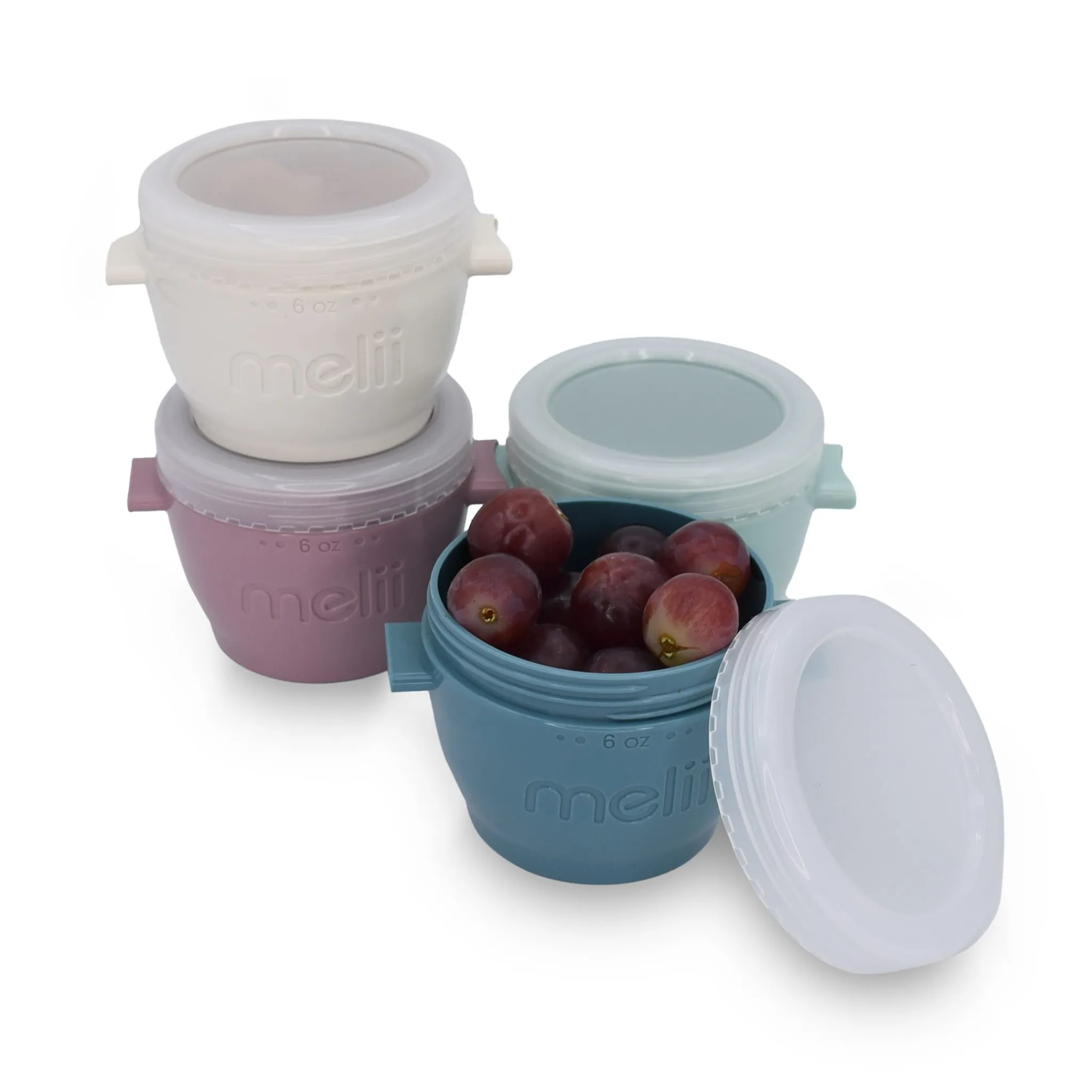 Kids Melii Breastfeeding|Snack Bags & Containers>Kit Bowls Top (4) 4oz