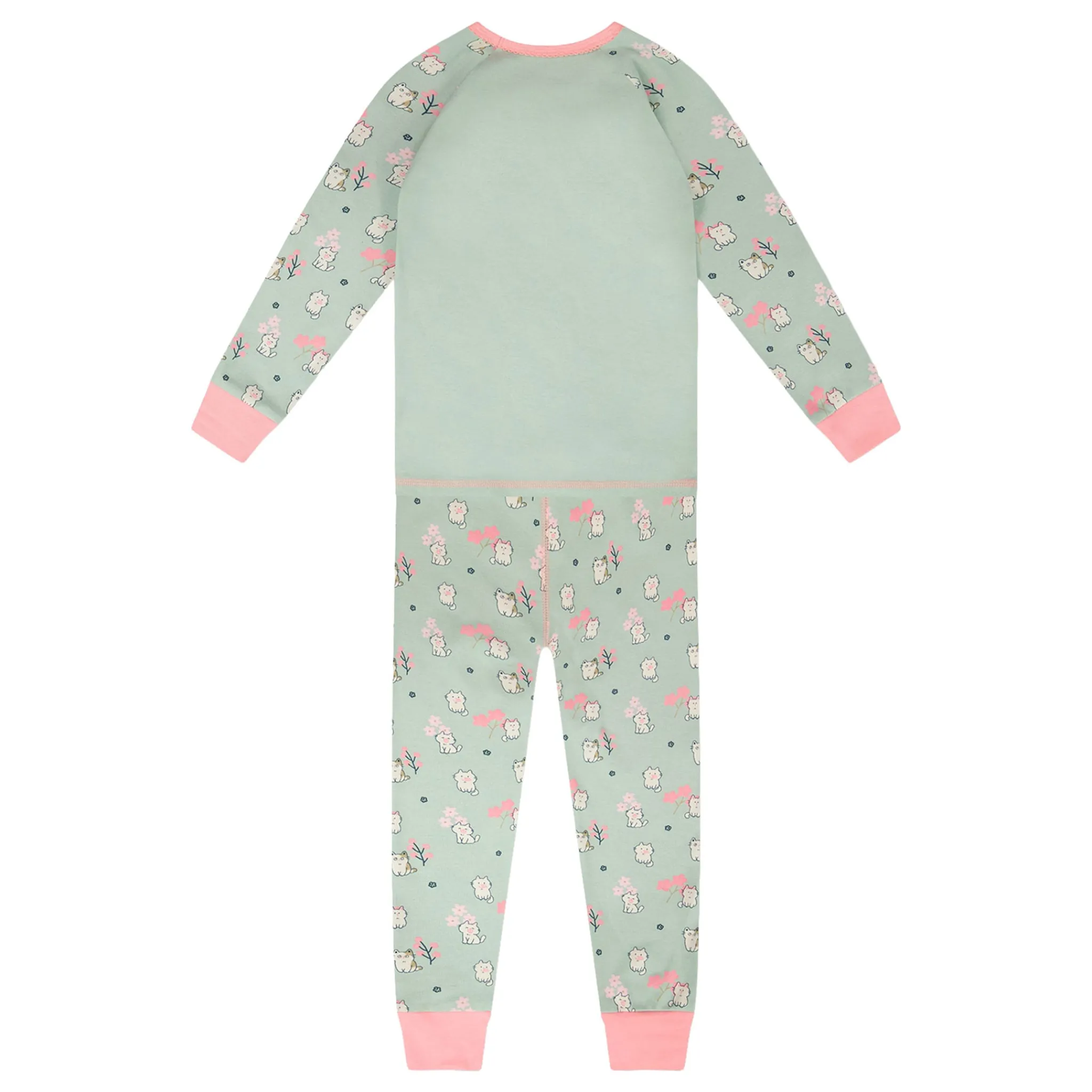 Kids Deux par Deux Kittens Pajama Set 7-10