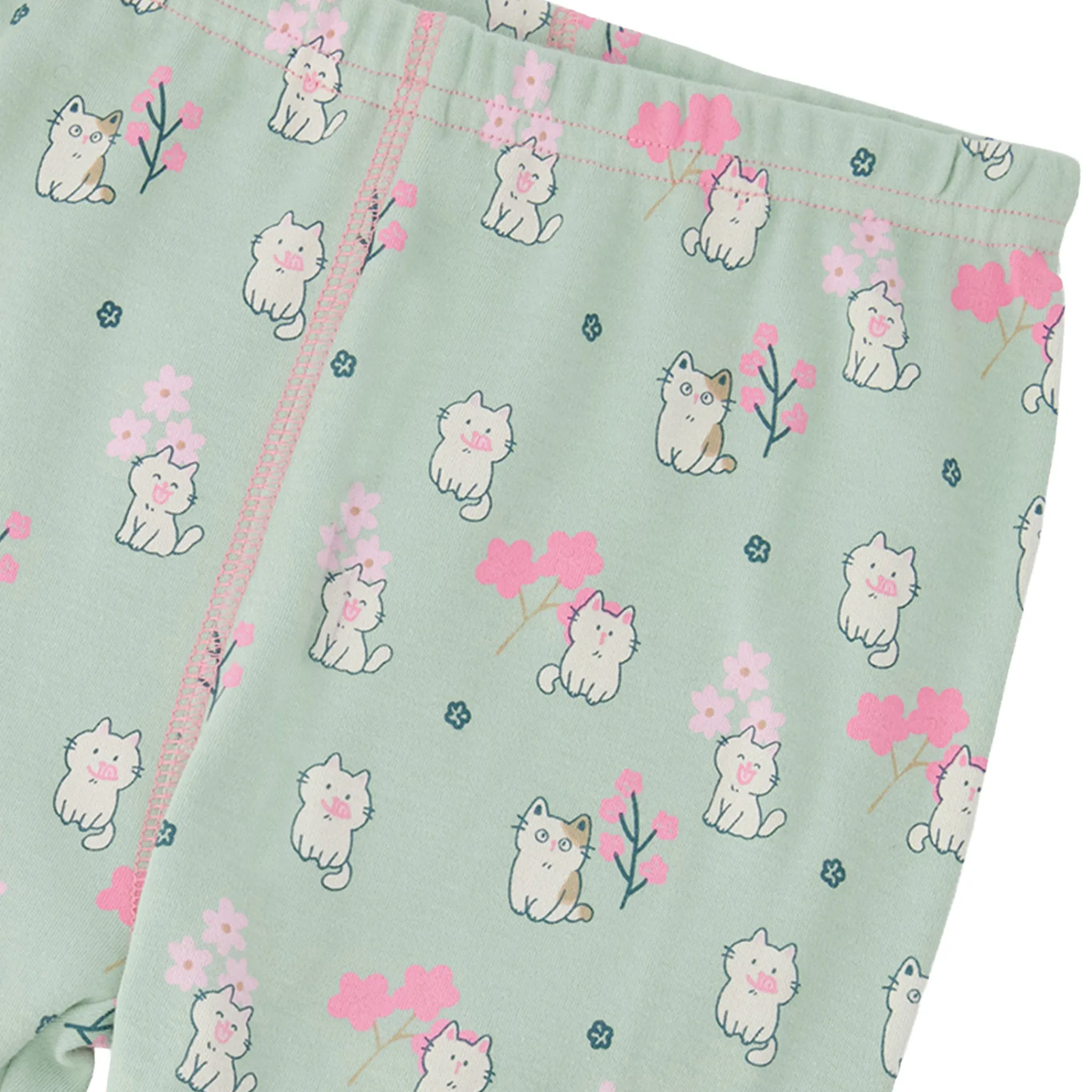 Kids Deux par Deux Kittens Pajama Set 7-10