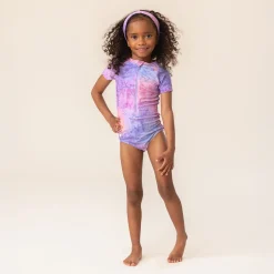 Kids Nano Kittens Uv Ss Swimsuit 2-14