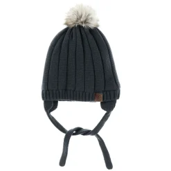 Kids/BOY Calikids Knit Pompom Beanie 18-3