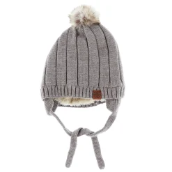Kids/BOY Calikids Knit Pompom Beanie 18-3