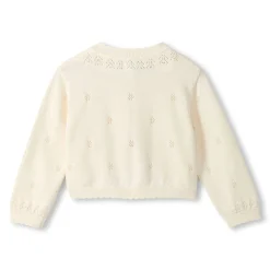 Hatley Fleeces And Sweatshirts|Tops>Knit White Cardigan 6-24m
