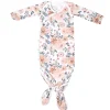 Copper Pearl Knotted Gown 0m+ - Autumn Flowers