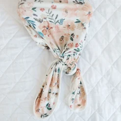 Copper Pearl Knotted Gown 0m+ - Autumn Flowers