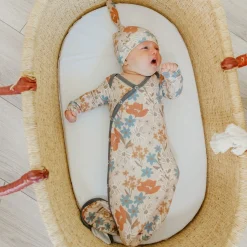 Copper Pearl Knotted Gown 0m+ - Eden